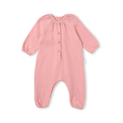 Long Sleeve One-Piece – Organic Cotton – Petal