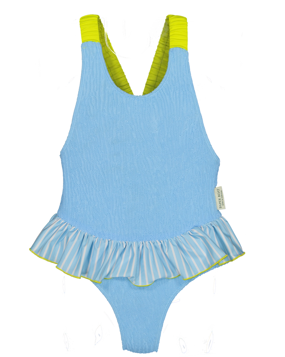 Sunny Blue Ruffle Swimsuit