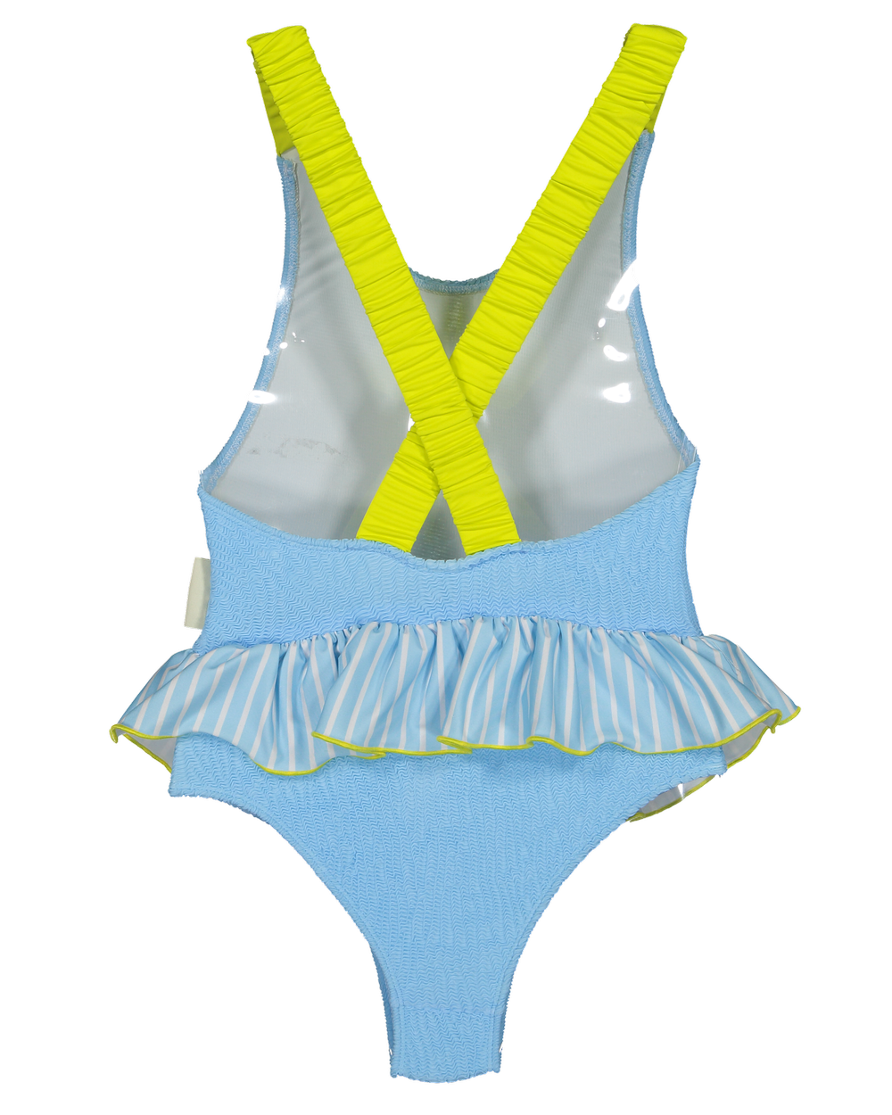 Sunny Blue Ruffle Swimsuit