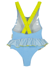 Sunny Blue Ruffle Swimsuit