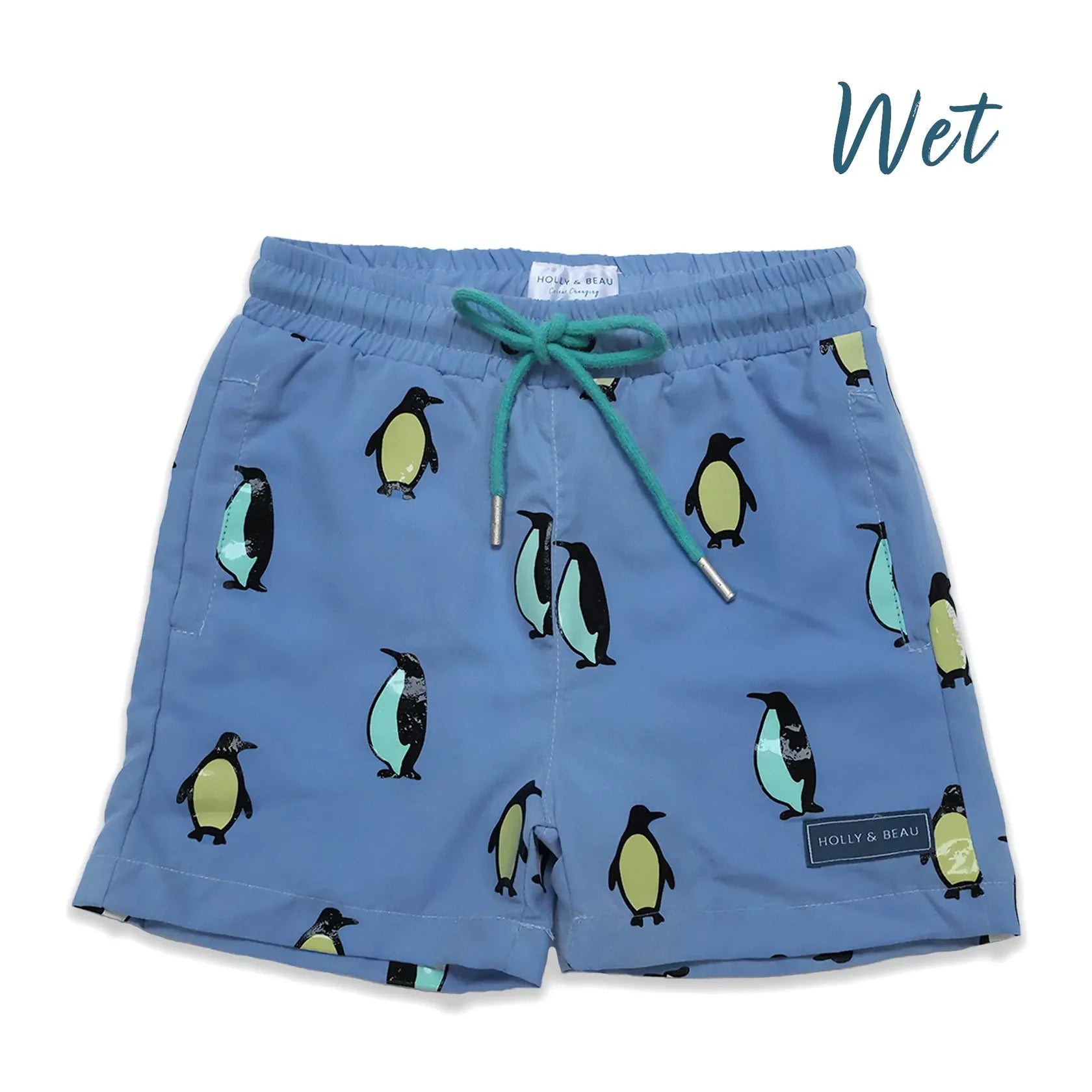 Penguin Color Changing Swim Shorts