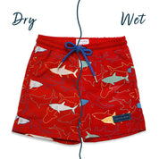 Sharks Color Changing Swim Shorts