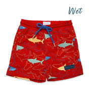 Sharks Color Changing Swim Shorts