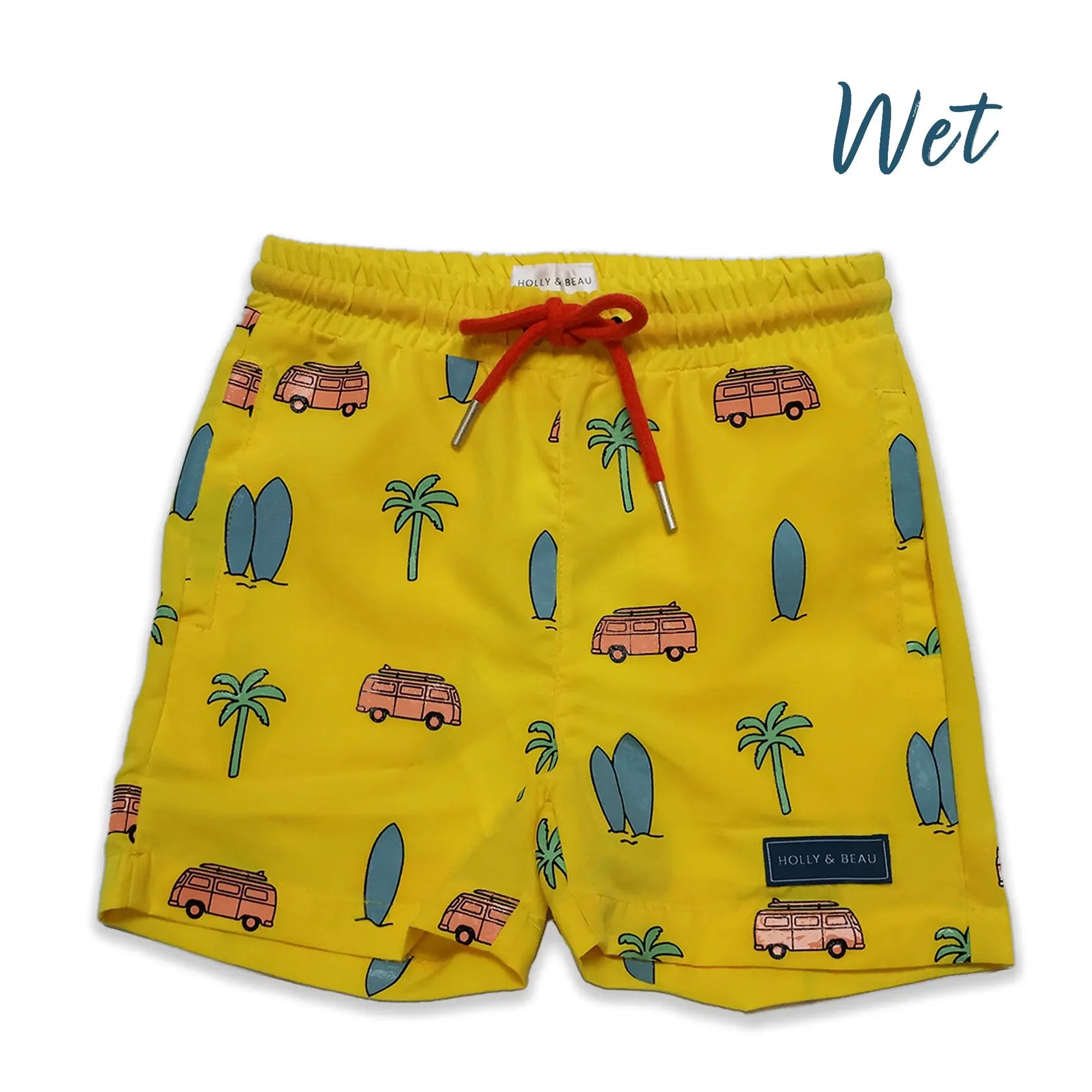 Surfboard Color Changing Swim Shorts