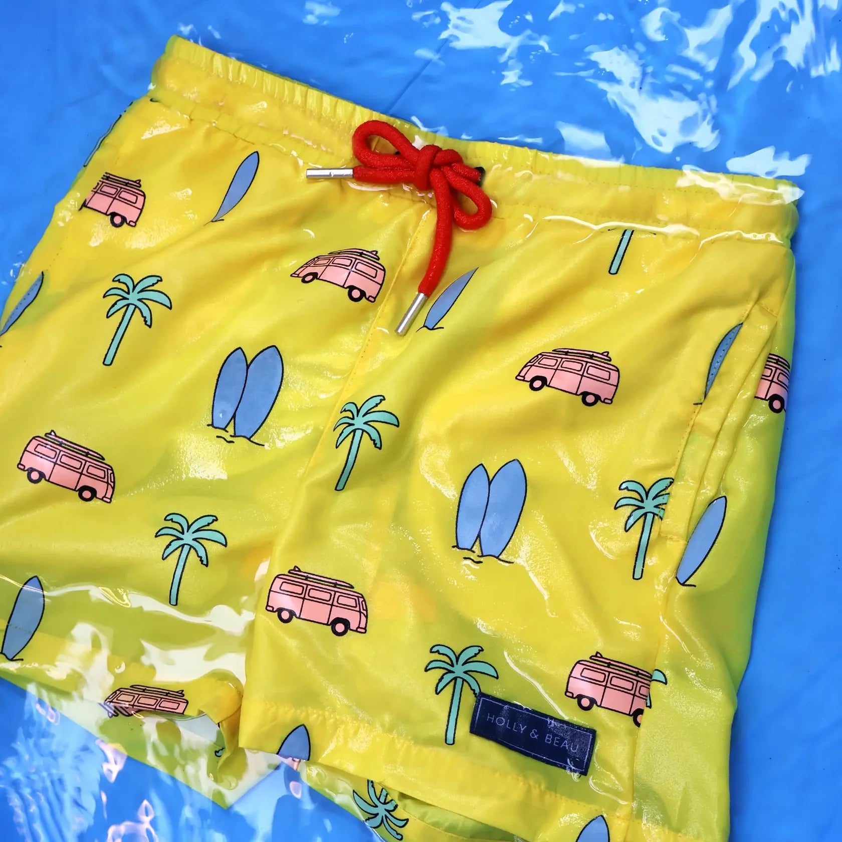Surfboard Color Changing Swim Shorts