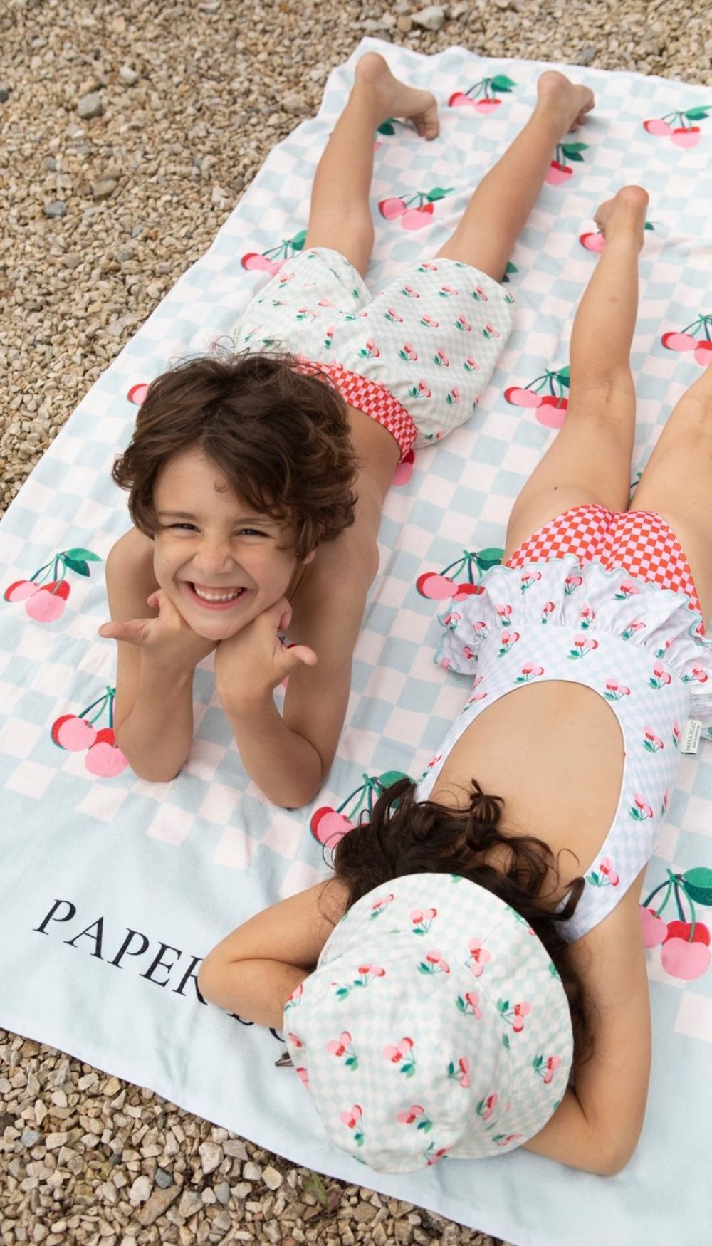 Swim Trunks – Cherries Squares