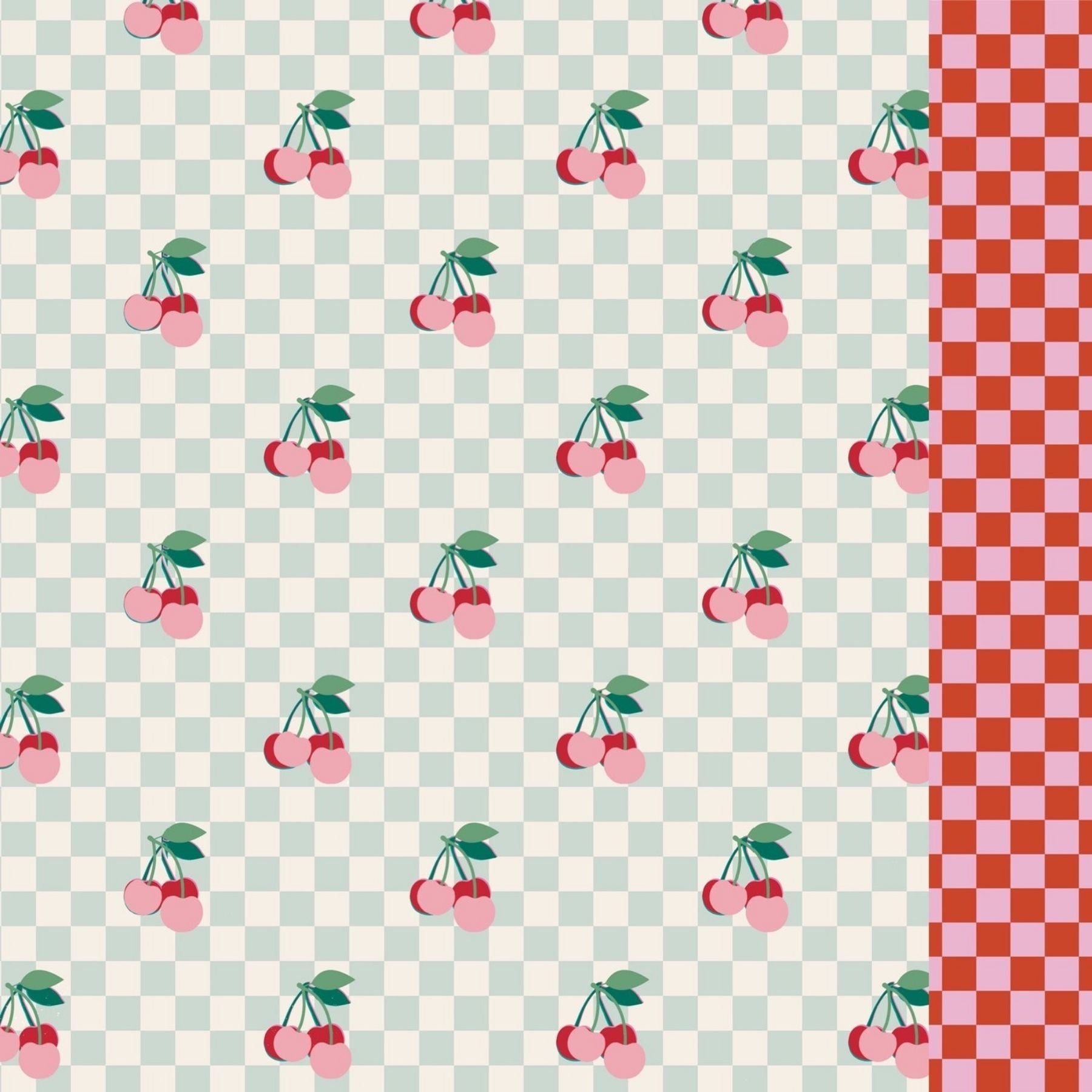 Swim Trunks – Cherries Squares