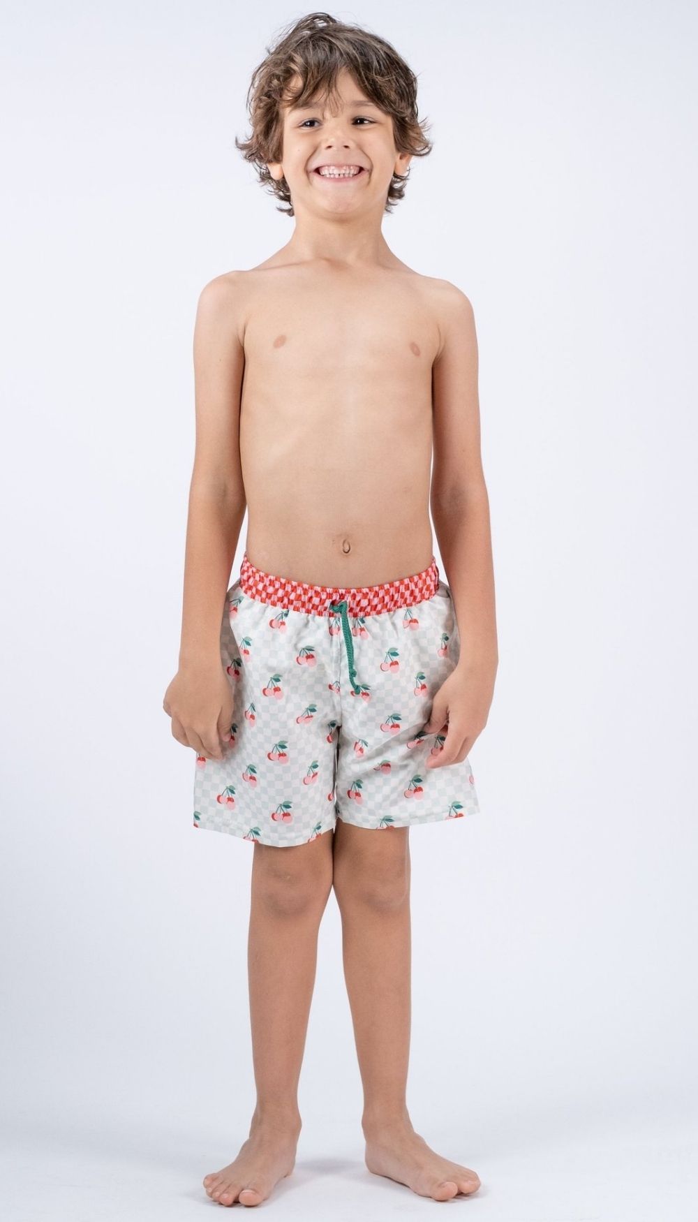 Swim Trunks – Cherries Squares