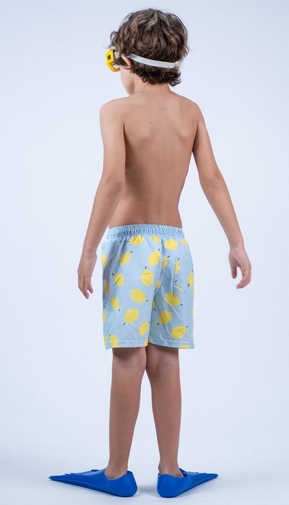 Swim Trunks – Lemon & Black Drops