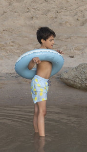 Swim Trunks – Lemon & Black Drops