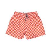 Swim Trunks – Red/Pink Squares