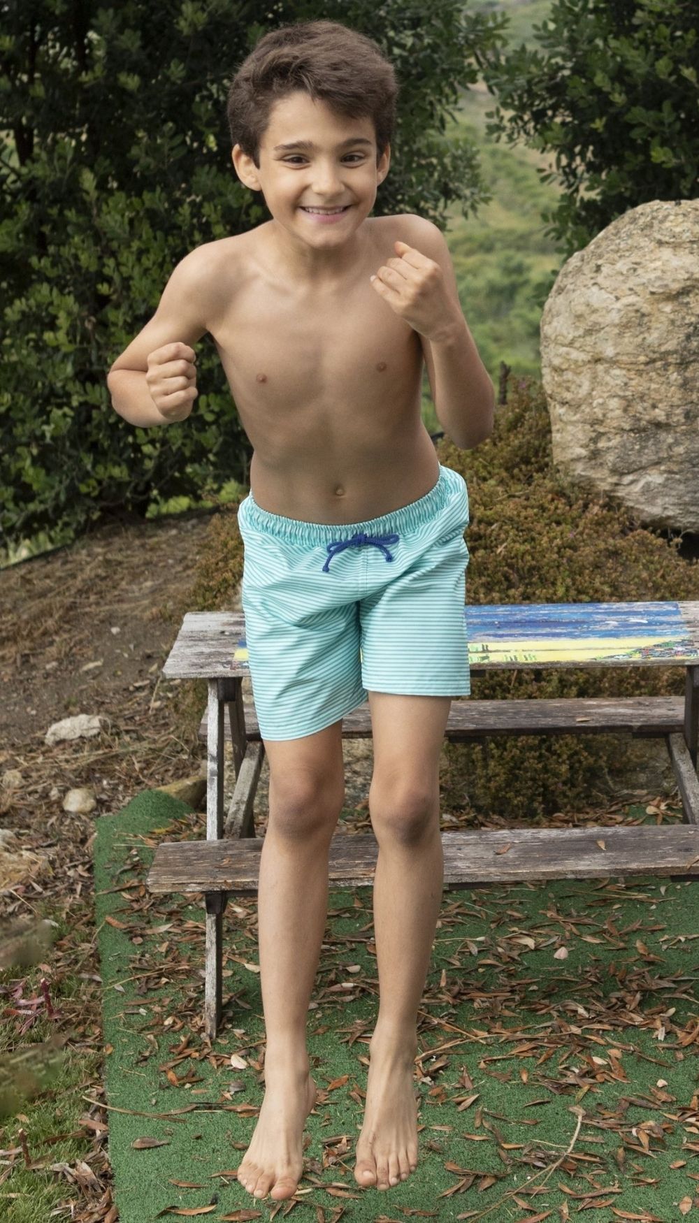 Swim Trunks – Water Stripes