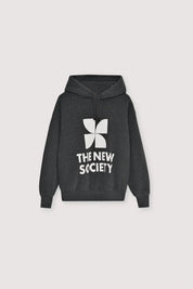 TNS Logo Hood Sweatshirt Galactic Grey Melange