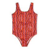 Tangerine Flows One-Piece Swimsuit