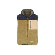 Teddy Reversible Vest – Olive