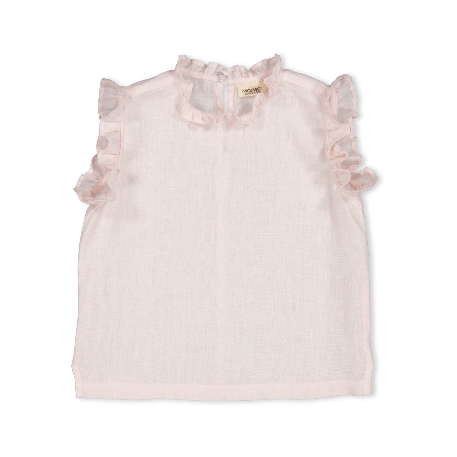 Tirra Linen Top & Pala Frill Shorts Set