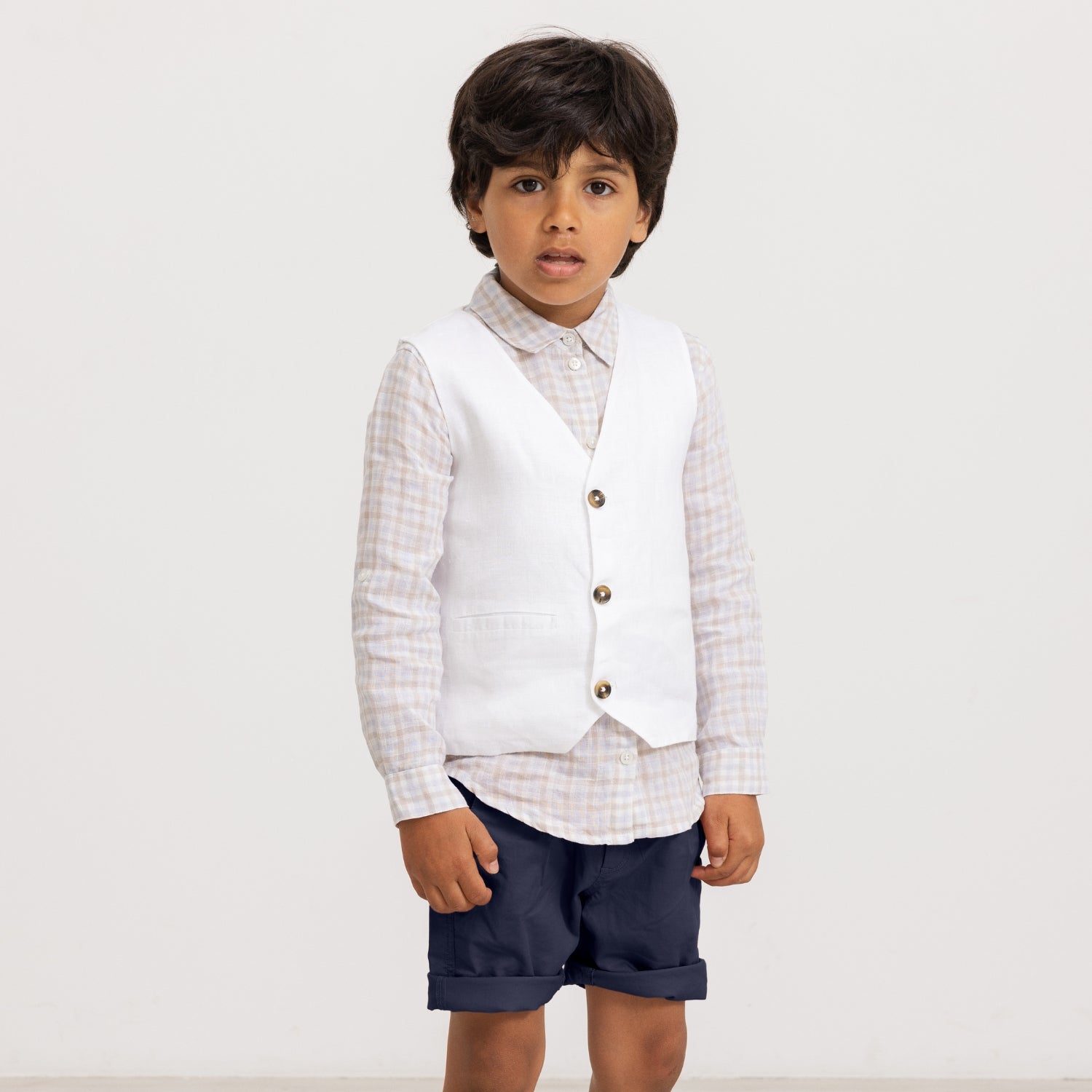 Jalfa Linen Vest