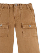 Viola Wide-Leg Jeans with Front Patch Pockets