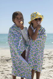 Candy Animal Dots Large Beach Towel