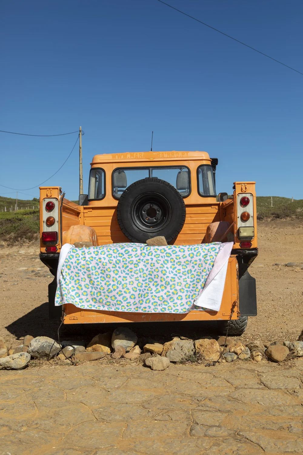 Candy Animal Dots Large Beach Towel