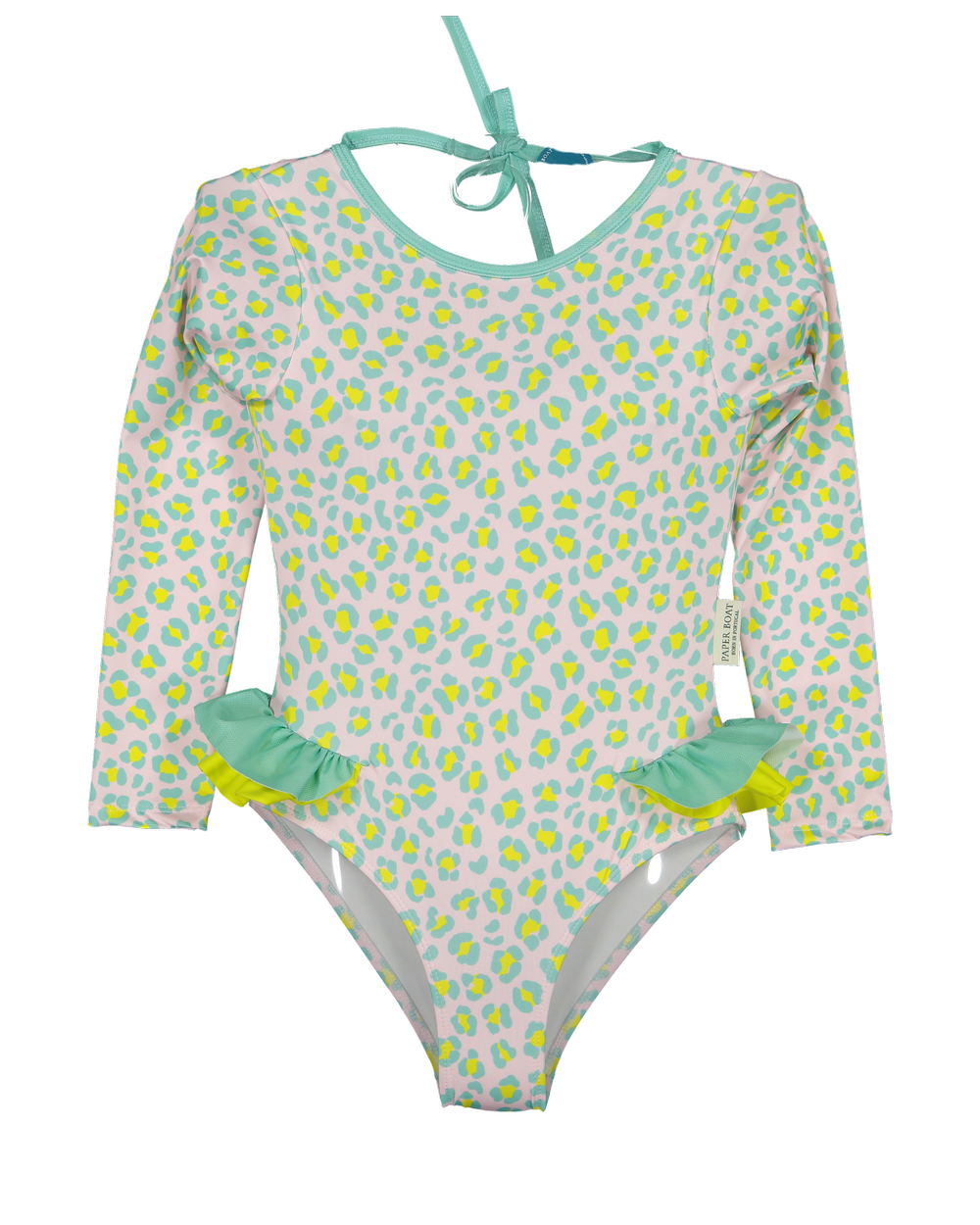 Candy Animal Dots Long Sleeve Swimsuit