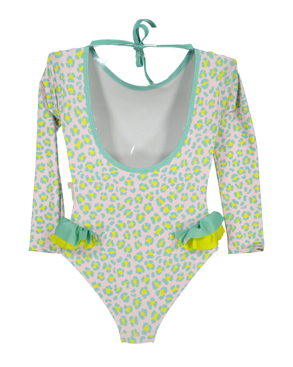 Candy Animal Dots Long Sleeve Swimsuit