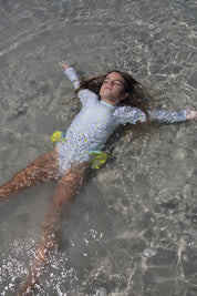 Candy Animal Dots Long Sleeve Swimsuit