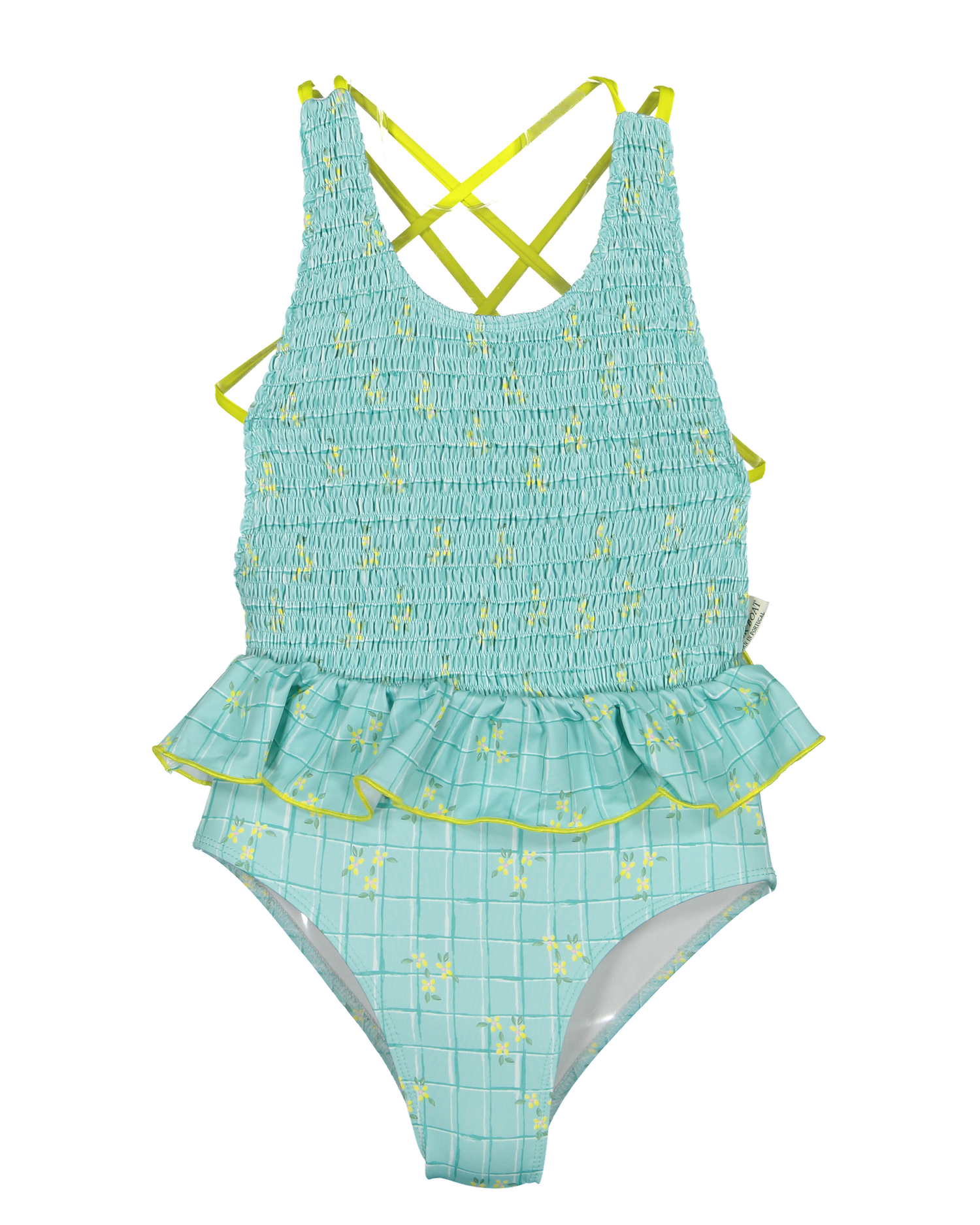 Water Garden Smocked Swimsuit