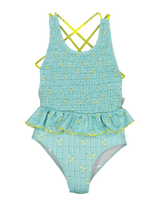 Water Garden Smocked Swimsuit