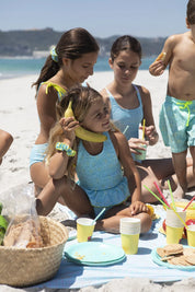 Water Garden Smocked Swimsuit