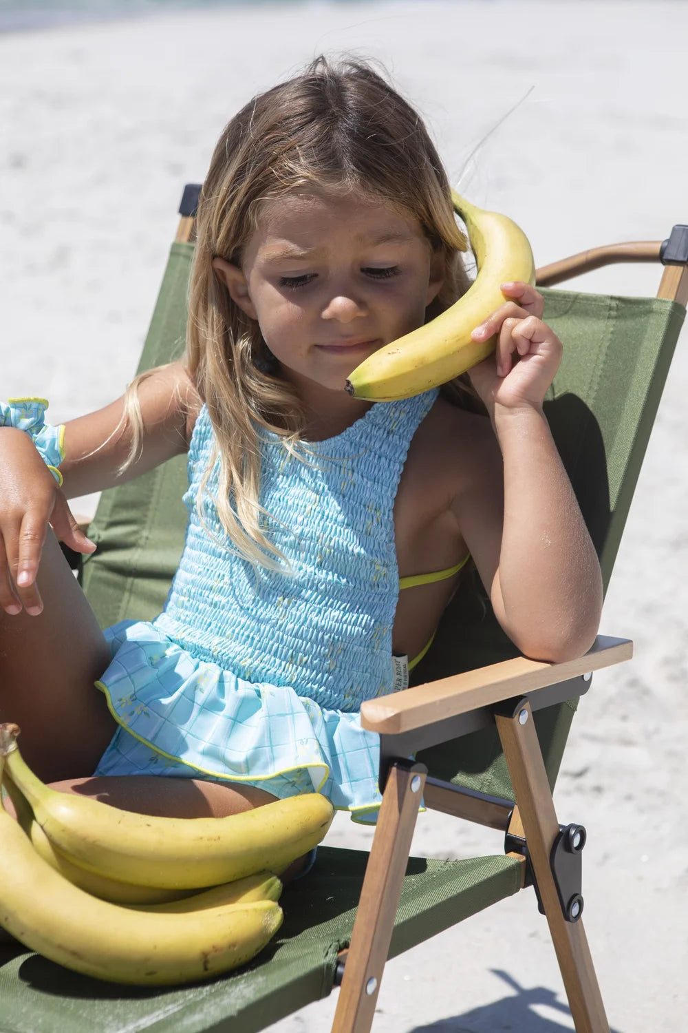 Water Garden Smocked Swimsuit