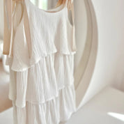 Muslin White Dress