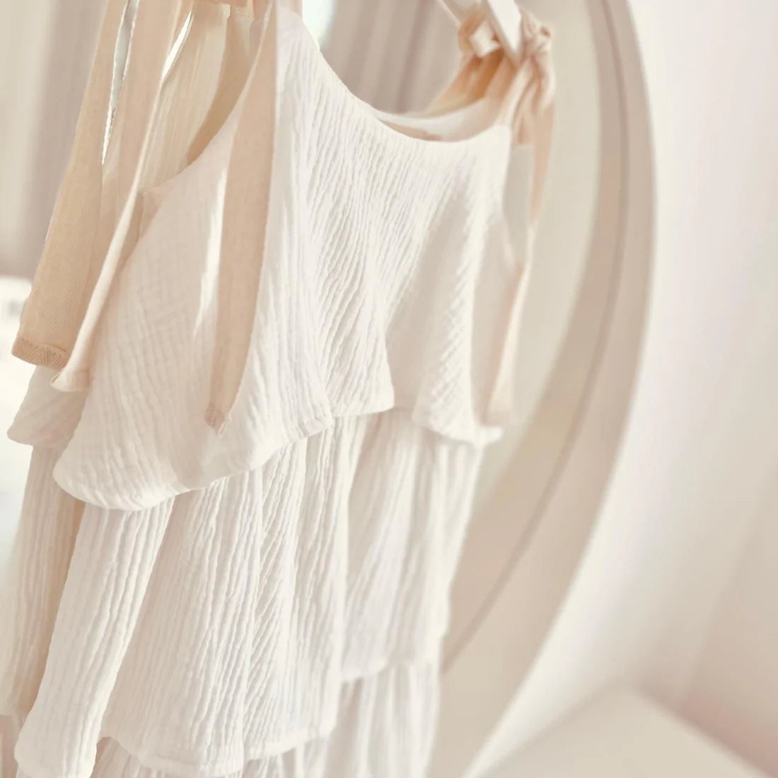 Muslin White Dress