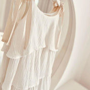 Muslin White Dress