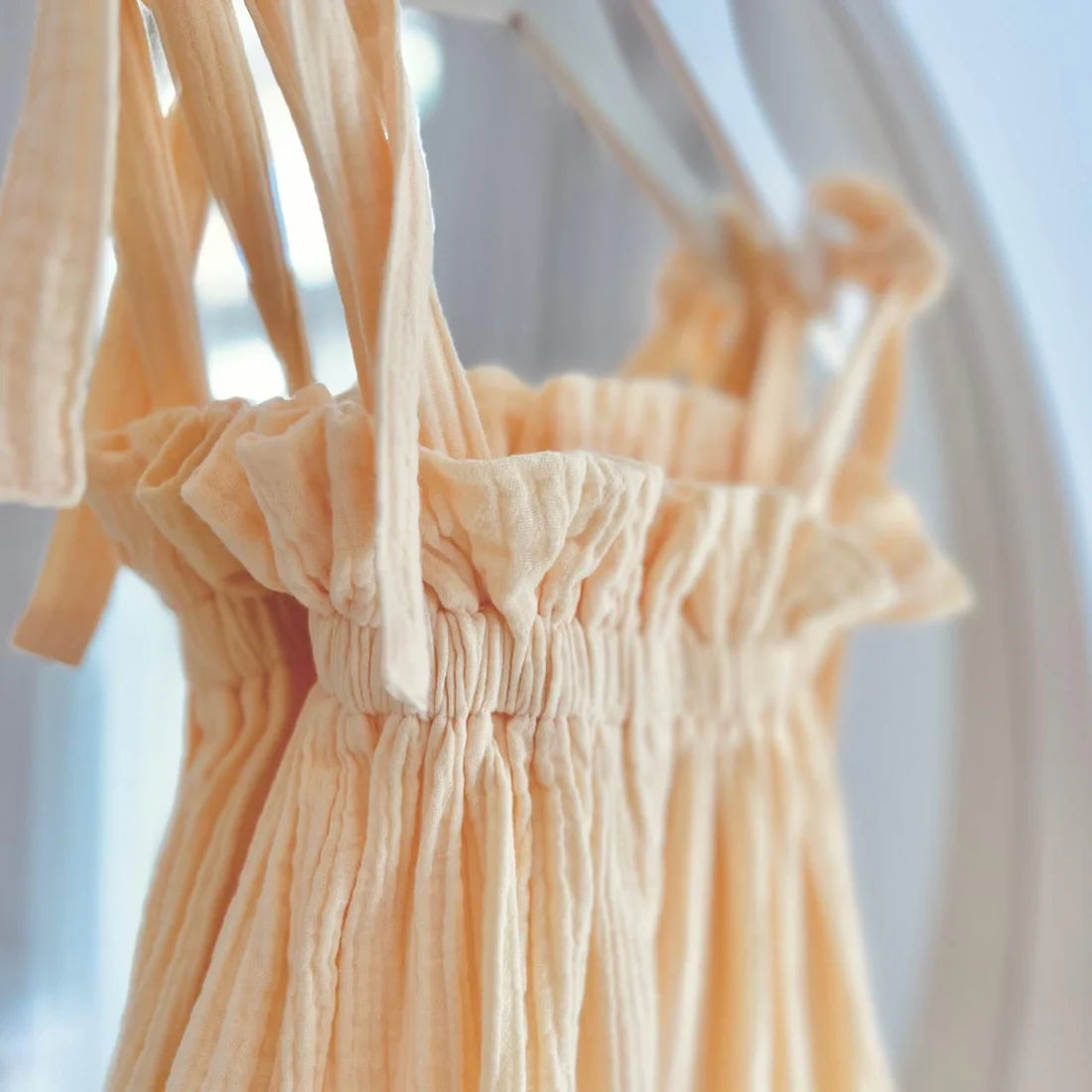 Muslin Tube Dress – Yellow