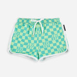 Checkered Surf Trunk