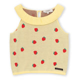 Daisy Top in Strawberry Artwork
