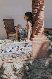 Rie Dress in Tie Dye Print