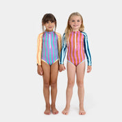 Salty Stripes LS Surf Suit