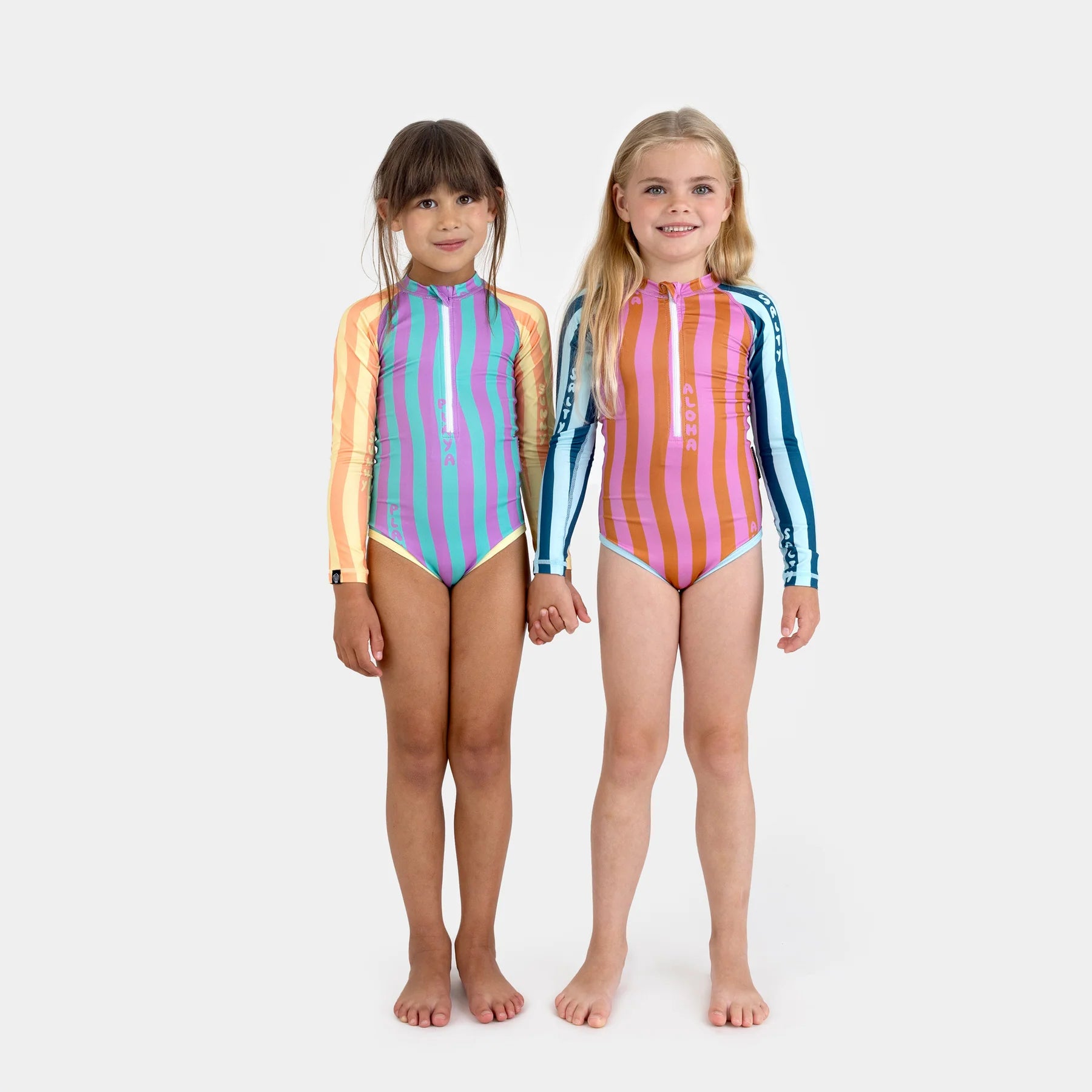 Salty Stripes LS Surf Suit